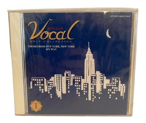 Various  Popular Vocal - Best Collection Cd Jap Usado