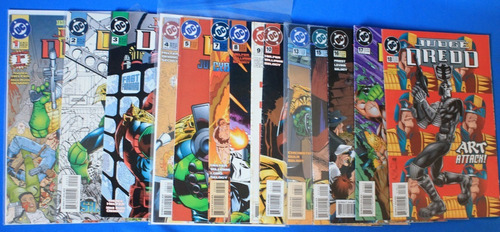 Lote 14 Comics Judge Dredd Dc Comics Ingles (Usado)
