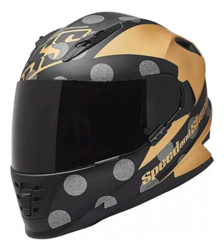 Casco Speed And Strength Ss1310 Spell Bound Moto+ Mica Humo 