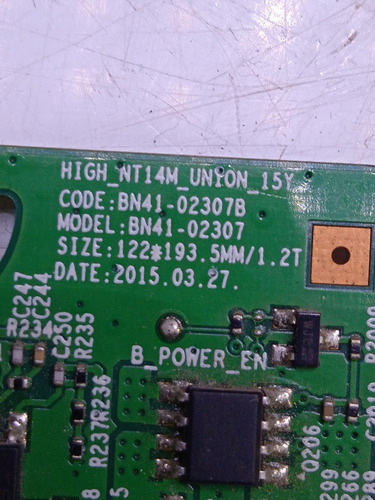 Main Samsung Un40j5200af Bn41-02307 Bn94-11796m Bn97-12660b (Usado)