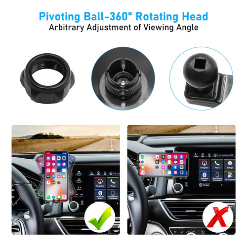 Suporte De Telefone Apeser Compatível Com Honda Accord 2018-