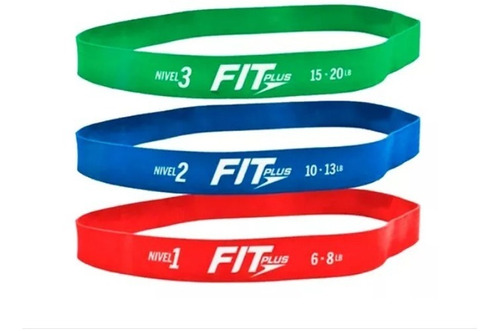 Set De Bandas Cerradas Fitplus 3 Unds