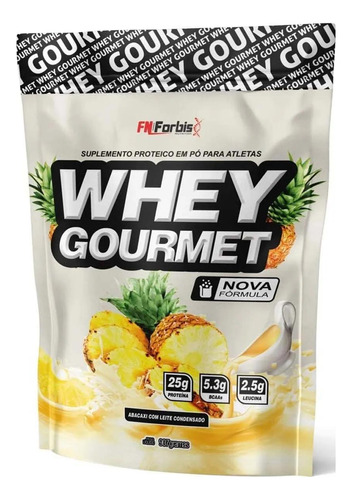Whey Protein Gourmet Sc 900g Fn Forbis Abacaxi