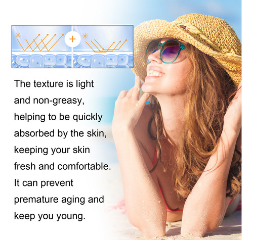 La Loción De Protección Facial Ouhoe Aísla Los Rayos Uv Y An