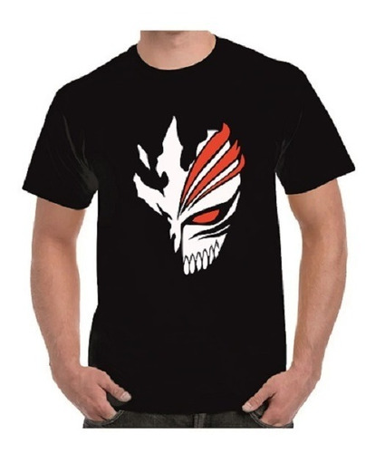 Playera Ichigo Mascara Bleach Caballero Anime Manga