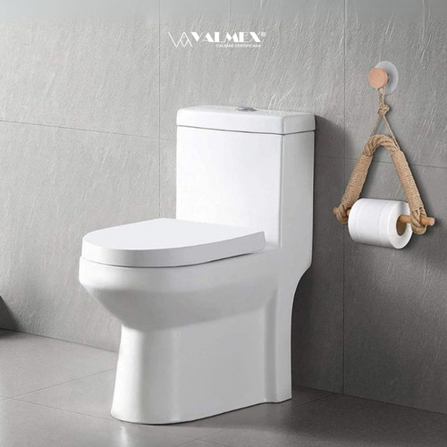 Wc Cerámico One Piece, Asiento Soft Close - Valmex Solo Cdmx