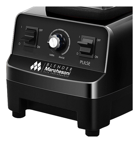 Imagem 3 de 3 de Liquidificador Marchesoni BL.2 2 L preto com jarra de policarbonato 127V