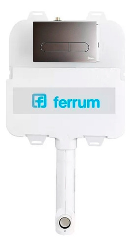 Depósito Embutir Ferrum D92te + Tapa Doble Tecla Vta56-gg