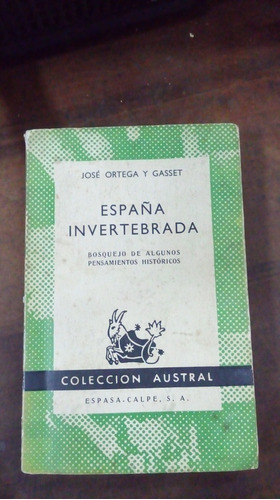 Libro España Invertebrada