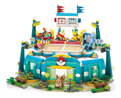 Mega Pokémon Juguete Construcción Estadio De Entrenamiento