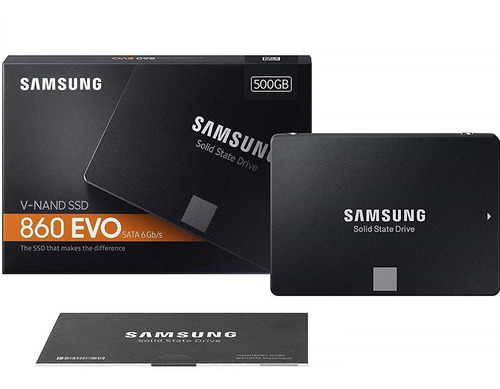 Ssd Samsung 860 Evo 500gb Sata3 6gbs 550mbs Lacrado Garantia