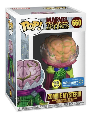 Funko Pop! Zombie Mysterio Marvel Zombies #660 Walmart