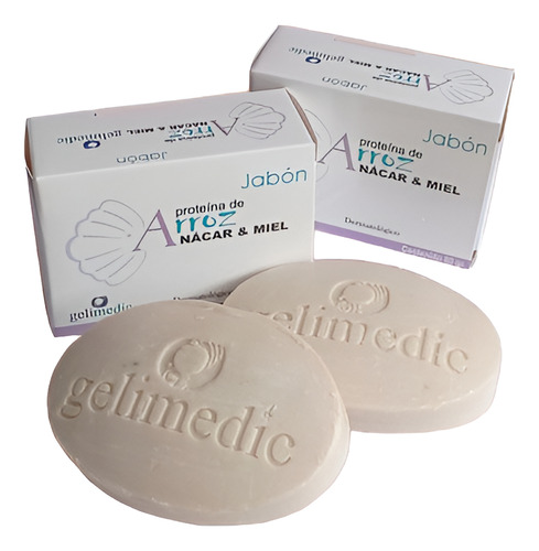 Jabón Aclarante Con Proteína De Arroz Y Concha Nácar