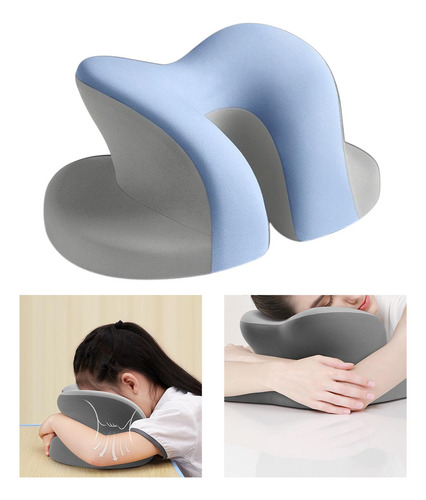 Almohada Para Tomar Una Siesta De Escritorio, Almohada Azul
