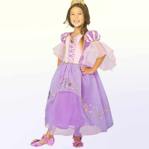 Disfraz Princesa Rapunzel Disney Store Importado Ultimo T5-6