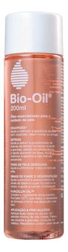  Aceite antiestrías para cuerpo Bio-Oil Óleo especializado para o cuidado da pele en tubo 200mL