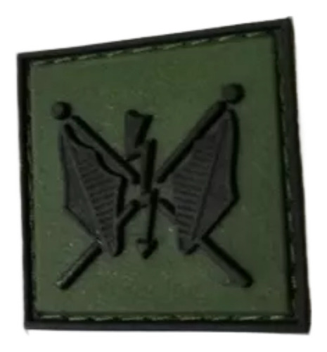 Insignia De Pvc Transmisiones Ejercito