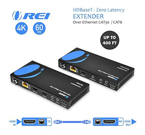 4k Hdmi Extender Balun De Orei - Hdbaset Ultrahd 4k @ 60hz 4