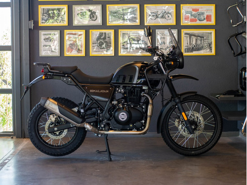 Imagen 4 de 25 de Royal Enfield Himalayan Granite Black Bs6 Reserva Hoy