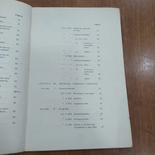 Manual Instrucciones Orden Cerrado Ejército Argentino 1967 (Usado)