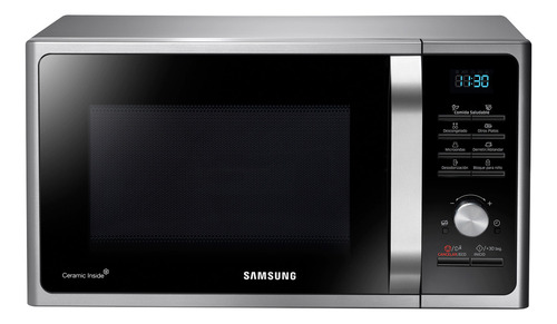 Microondas Samsung Con Grill Ceramico 28 Litros Silver