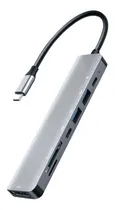 Comprar Hub Adaptador Usb Tipo C 7 En 1 Para Mac Macbook Windows