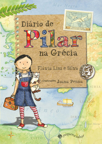 Diario de Pilar na Grécia (Nova edição), de Silva, Flávia Lins e. Série Diário de Pilar Editora Schwarcz SA, capa mole em português, 2022