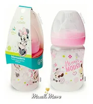 Comprar Mamadera Natelle Minnie\u002F Mickey 250ml. Talle 2. Boca Ancha Nombre Del Diseño Disney Talle 2 (3m+). Boca Ancha Color Minnie Rosa Capacidad 250 Ml