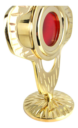 Ostensorio Custodia Pequeña De Laton 15cm, Decorativa