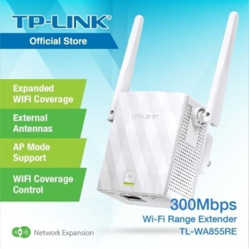 Tp-link Tl-wa855re Repetidor / Ap Wifi N 300 Mbps 2 Antenas