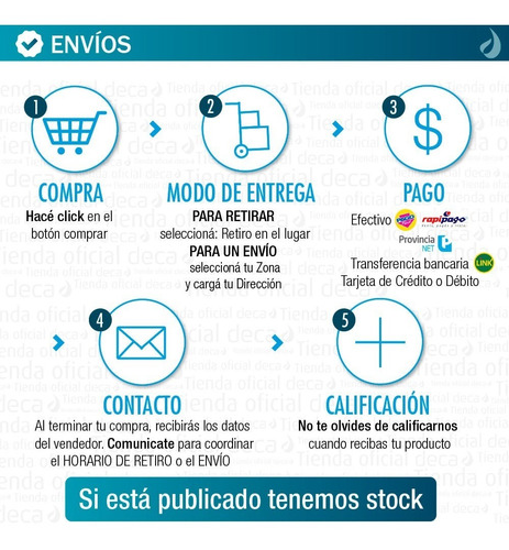 Imagen 8 de 10 de Deposito Dual Apoyo Deca Vogue Mochila Apoyar Doble Descarga