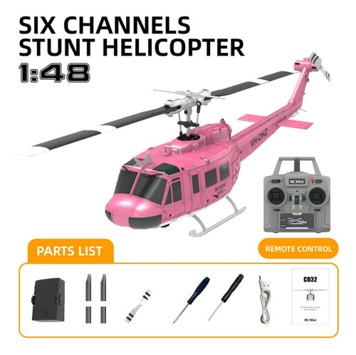 Helicóptero Rc Uh-1 1:48 - 6 Canales, Giroscopio 6 Ejes