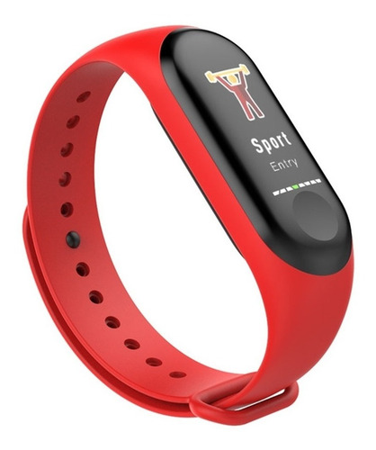 Imagen 5 de 6 de Smartband Bluetooth M3 Plus Negro