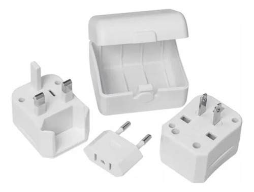 Adaptador Universal Para Viajes Eeuu Europa Arg Brz Asia