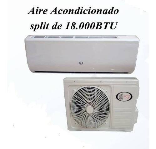 Aire Acondicionado Tipo Split De 18.000btu Marca Sj #mtx