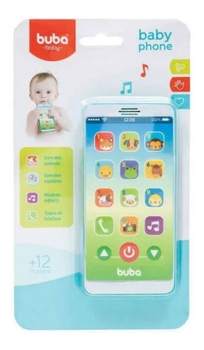 Imagem 2 de 3 de Baby Phone Azul - Buba