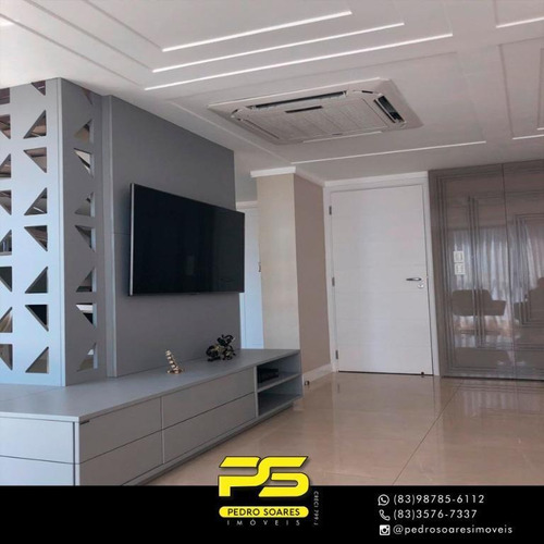 Imagem 14 de 15 de Cobertura Com 3 Dormitórios À Venda, 278 M² Por R$ 1.500.000 - Cabo Branco - João Pessoa/pb - Co0058