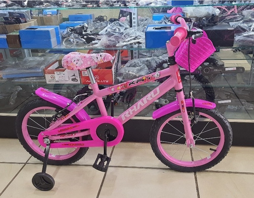 Bicicleta Infantil Rharu Aro 16 Bike Masc Fem Aro Alumínio