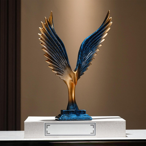 Figurita De Águila, Regalo Ornamental De Escritorio,