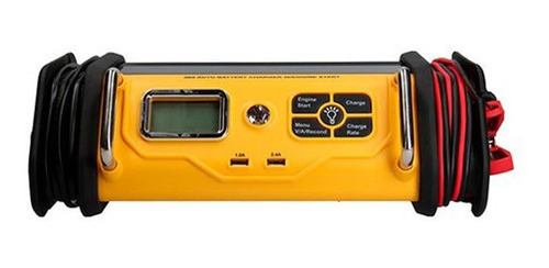 Imagen 2 de 6 de Cargador Arrancador De Bateria 30-75 Amp Con Linterna Hitna