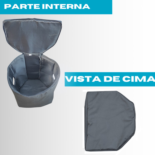 Capa Bag Acolchoada Luxo P/ Caixa De Som Jbl Eon 615