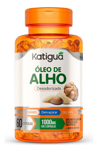 Oleo De Alho 500mg Com 60 Cápsulas