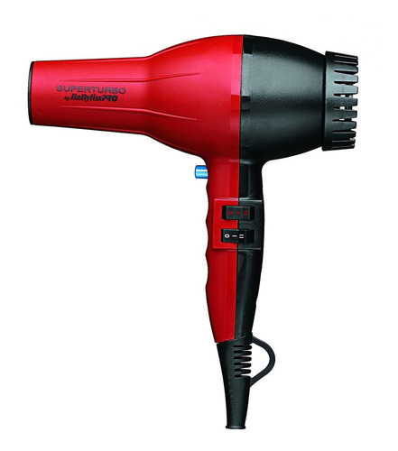 Secadora De Cabello Babyliss Pro Super Turbo B307 2000w Color Rojo