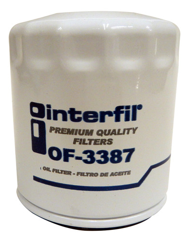 Filtro Aceite Interfil Para Pontiac Grand Lemans 3.8l 77-83