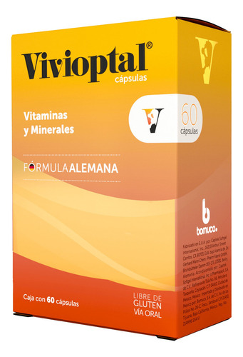 Vivioptal Vitaminas y Minerales 60 Cápsulas