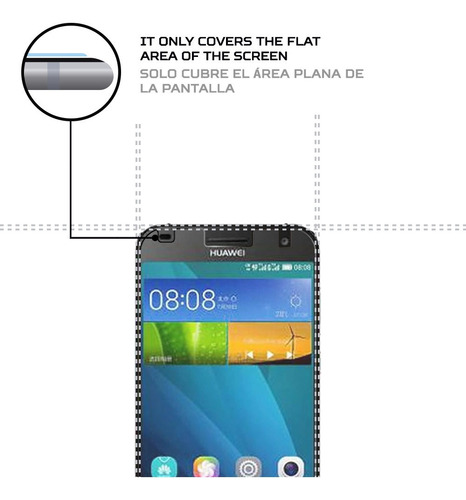 Protector Mica Pantalla Para Huawei Ascend G7