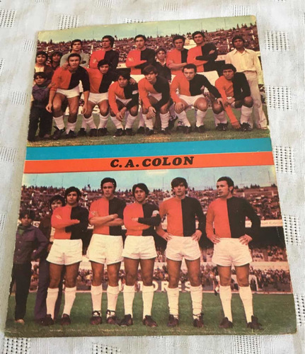 Fotocromo Colón Sta. Fe - Década 70 - Fútbol- (Usado)