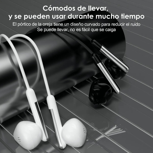 2 Piezas Audífonos Manos Libres Alámbrico In-ear Mvpsmart Xk102 Auriculares Baratos