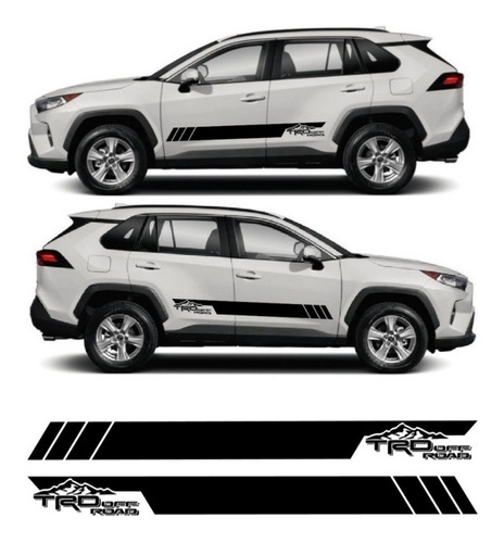 Adhesivo Toyota Rav4 Franjas Trd 