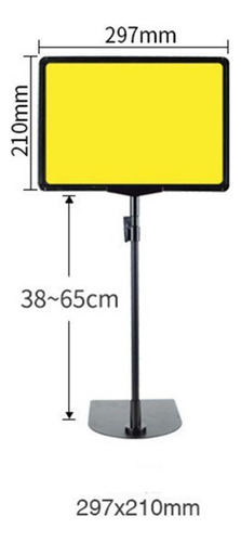 Soporte De Letrero Ajustable Soporte De Precio Marco A4